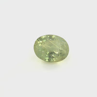 Yellow-Green Sapphire Oval Cut 1.04 Ct – Natural Sapphire