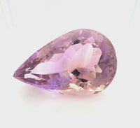 Ametrine Pear Cut 18.58 Ct – Lavender Purple & Golden Peach Ametrine