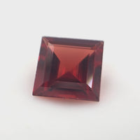 Garnet Princess Cut 0.69 Ct – Deep Red Natural Garnet
