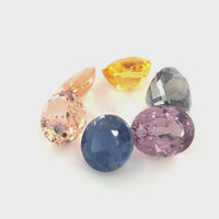 Multicolor Sapphire Parcel 2.26 Tcw – 6 Natural Sapphires