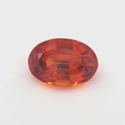 Spessartine Garnet 0.64 Ct Oval Cut – Vivid Orange Loose Garnet