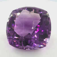 Deep Purple Amethyst Cushion Cut 18.62 Ct – Natural Quartz