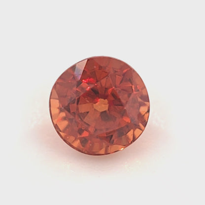 Mandarin Garnet 0.44 Ct Round Cut – Vivid Orange Loose Garnet
