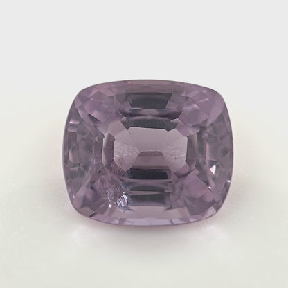 1.56 Ct Purple Spinel Rectangle Cushion Cut – Soft Lavender Gray