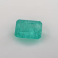 Emerald Step Cut 0.22 Ct – Vibrant Green Natural Emerald