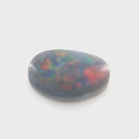 Lightning Ridge Dark Opal Round Cabochon 0.58 Ct – Australian Natural Opal
