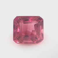 Tourmaline Emerald Cut 0.88 Ct – Rosy Pink Natural Tourmaline