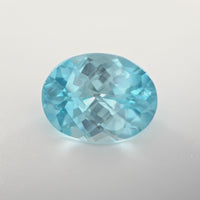 Blue Zircon Oval Cut 3.69 Ct – Aqua Blue Natural Zircon