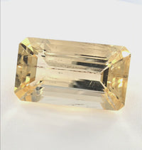 Scapolite Emerald Cut 8.73 Ct – Soft Golden Champagne Scapolite
