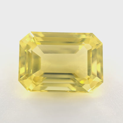 5.75 Ct Quartz Rectangle Cut – Yellow