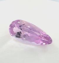 Pink Kunzite Pear Cut 7.02 Ct – Natural Pink-Purple Kunzite