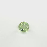 Green Sapphire Round Cut 0.29 Ct – Light Yellowish Green Sapphire