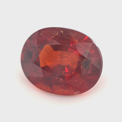 Garnet Oval Cut 1.92 Ct – Deep Red Natural Garnet