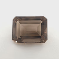 6.35 Ct Smoky Quartz Rectangle Cut – Natural Brown Quartz