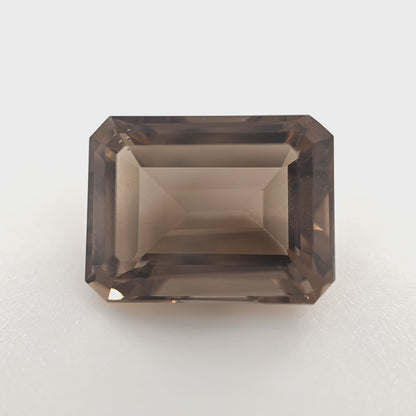 6.35 Ct Smoky Quartz Rectangle Cut – Natural Brown Quartz