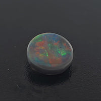 Lightning Ridge Dark Opal Round Cabochon 0.44 Ct – Australian Natural Opal