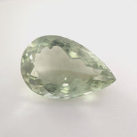 6.64 Ct Quartz Pear Cut – Light Green