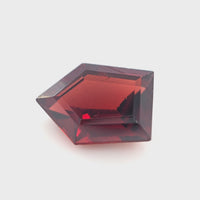 Garnet Shield Step Cut 2.15 Ct – Deep Wine Red Natural Garnet