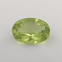 Peridot Oval Cut 0.76 Ct – Lime Green Natural Peridot