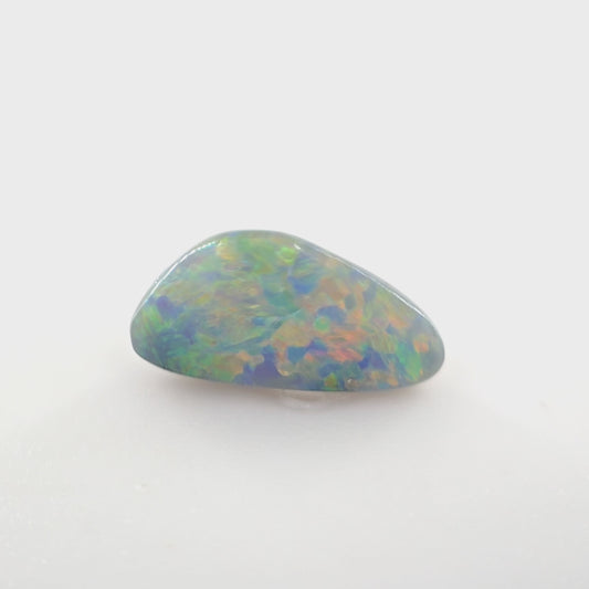 Lightning Ridge Dark Opal Freeform Cabochon 0.40 Ct - Australian Natural Opal