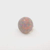 Lightning Ridge Dark Opal Round Cabochon 0.38 Ct – Australian Natural Opal